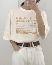 Gratitude Is Love Tee