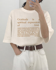 Gratitude Is Love Tee